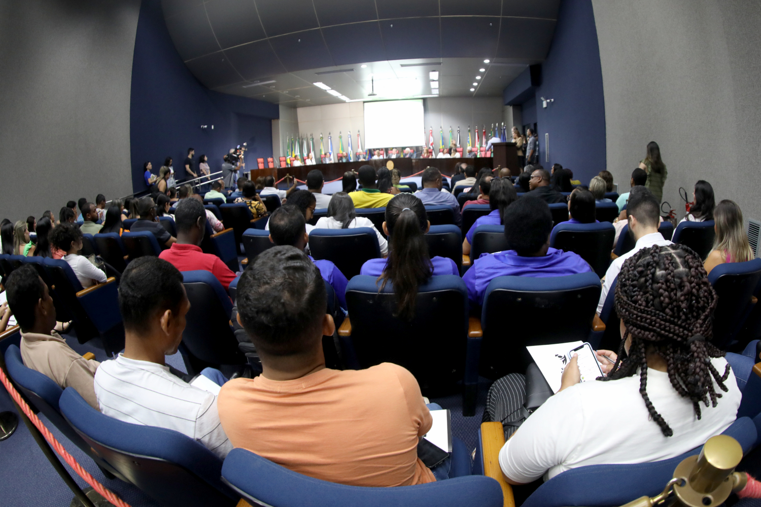 Lançamento da escola aconteceu no Palácio da Justiça Tobias Barreto de Menezes. (foto: Schirlene Reis/Ascom UFS)
